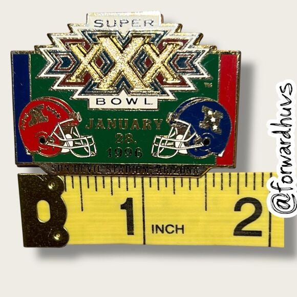 Super Bowl XXX Commemorative Pin – January 28, 1996 - Picture 7 of 9